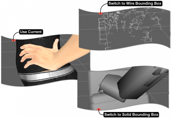 Switch to Wire Bounding Box