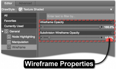 Wireframe Properties