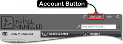 Account Button