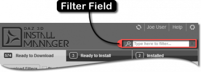 Filter Field