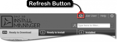 Refresh Button